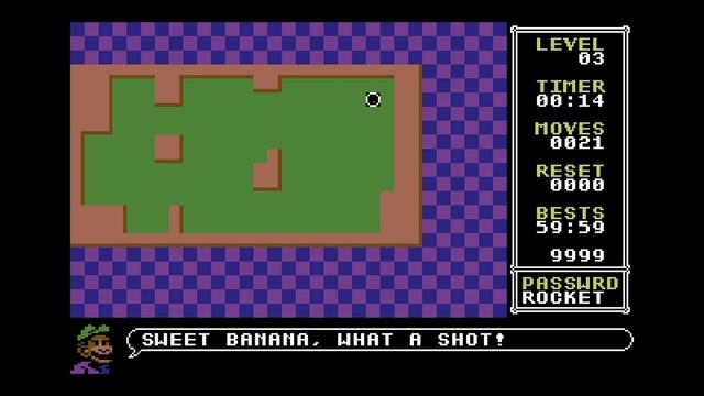 GOLF DASH EXTENDED (2025) [Commodore 64]