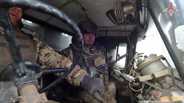 Боевая работа расчета РСЗО «Град» группировки войск «Центр»