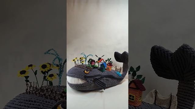 Чудо - Юдо Рыба - Кит. Макраме.           #макраме # ЧудоЮдоРыбаКит