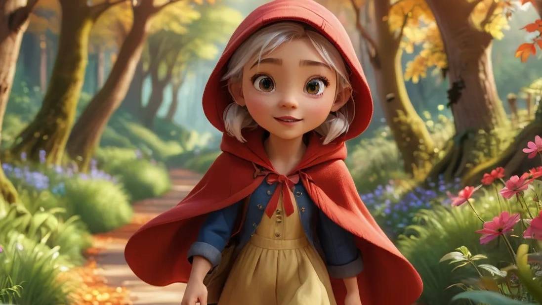 Красная Шапочка (Little Red Riding Hood) . Сказка, анимация