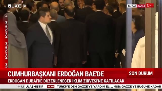 Cumhurbaşkanı Erdoğan Dubai'de! Yoğun İlgiyle Karşılandı