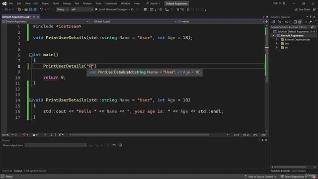 41 -Default Arguments