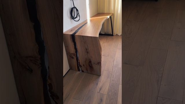 Стол из цельного слебы #shorts