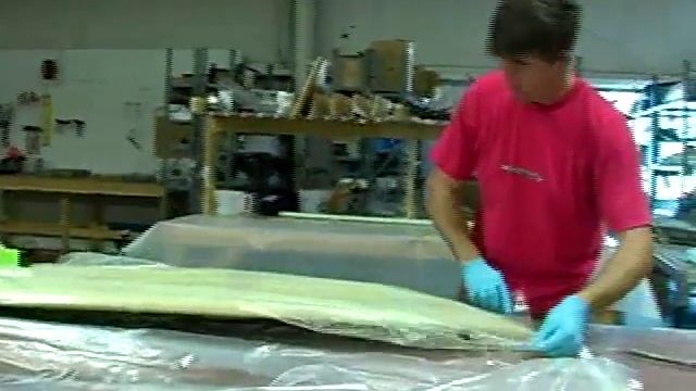 Reinforcing a Kiteboard with Vacuum Bagging Techniques