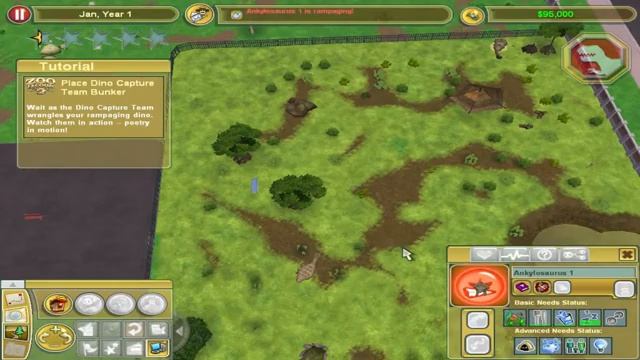 Zoo Tycoon 2 - Campaign - Extinct Animals Tutorials - Dealing with Dinos Tutorial (360p)