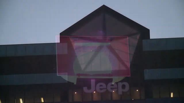 Chrysler Headquarters Lit Pink For Breast Cancer Awareness Month