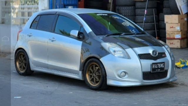 Velg volk rays ce28 R15 on toyota yaris #velgracing #toyotayaris