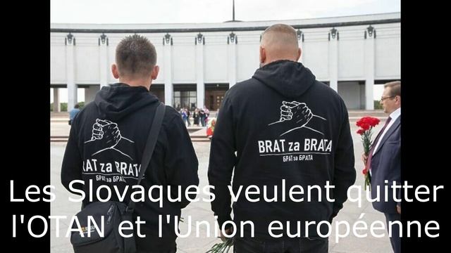 Les Slovaques veulent quitter l'OTAN et l'Union européenne