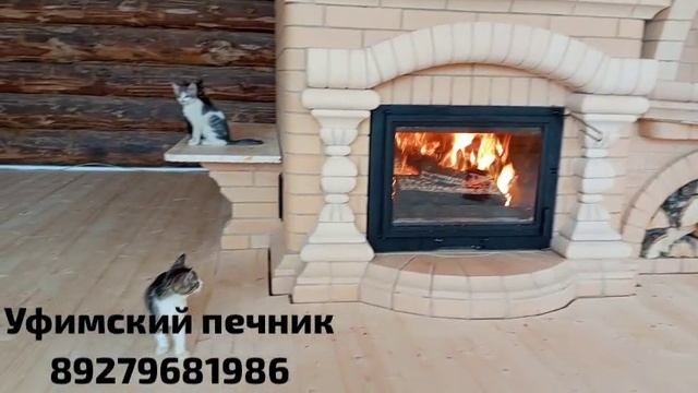 Красавица Русская печь, лесная красавица. Охотничий домик преображается. Отапливает 300 м², 2 этажа