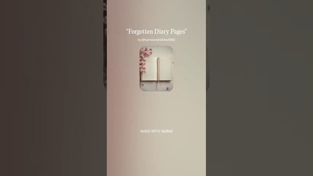 Lo-fi Forgotten Diary Pages