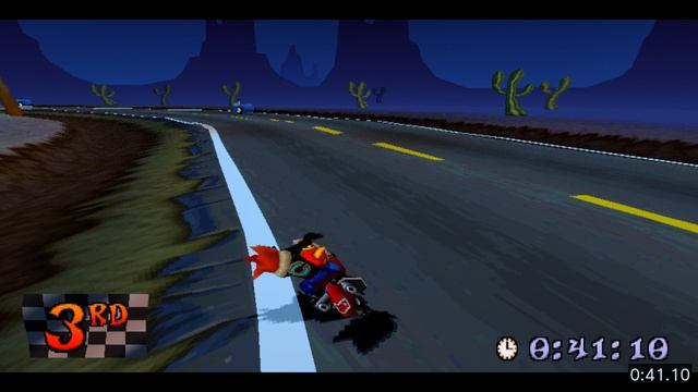 Crash Bandicoot: Warped | Платина - Бег на время | Road Crash