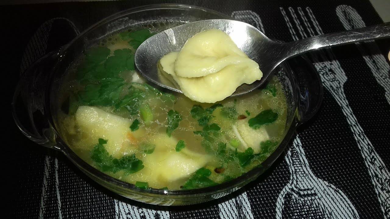 Куриный суп с галушками