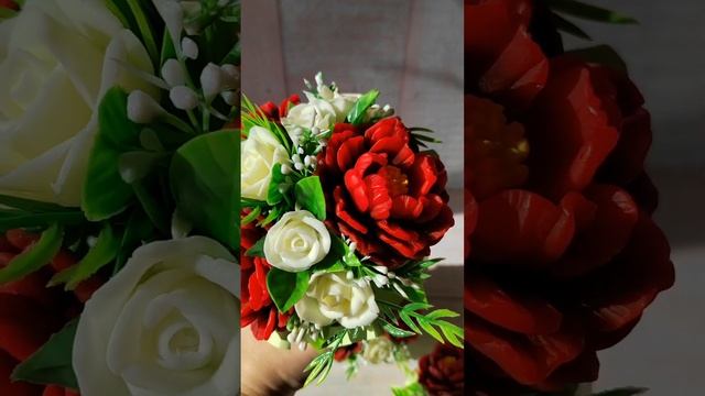 Букеты из мыла! Очень ароматные! #handmade #мыльныерозы #мыльныебукеты #деньучителя