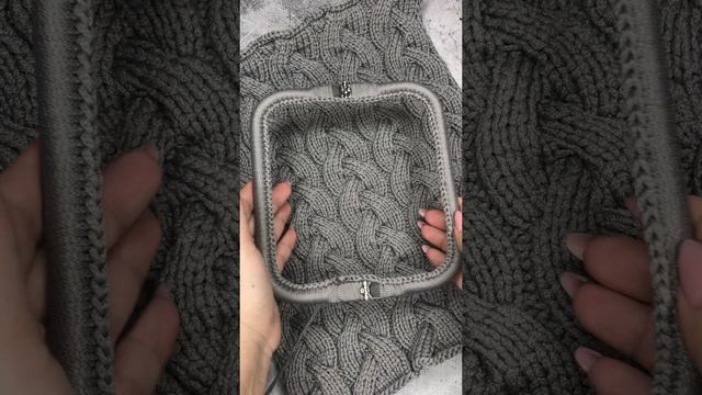 Вязаная сумка из полиэфирного шнура