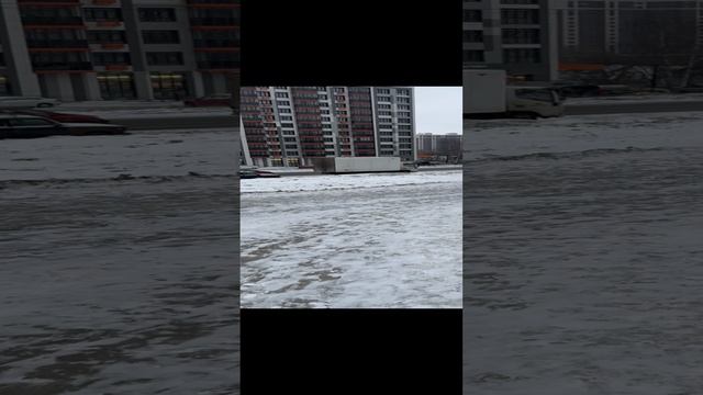 PeshiyYar плохая погода, гололед улица Ньютона