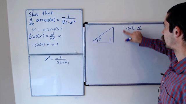 Derivative of arccos(x) explained.