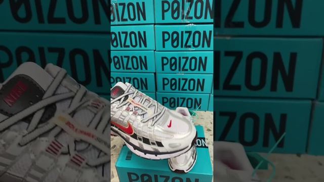 Nike P6000 White Red серебряные Оригинал Poizon