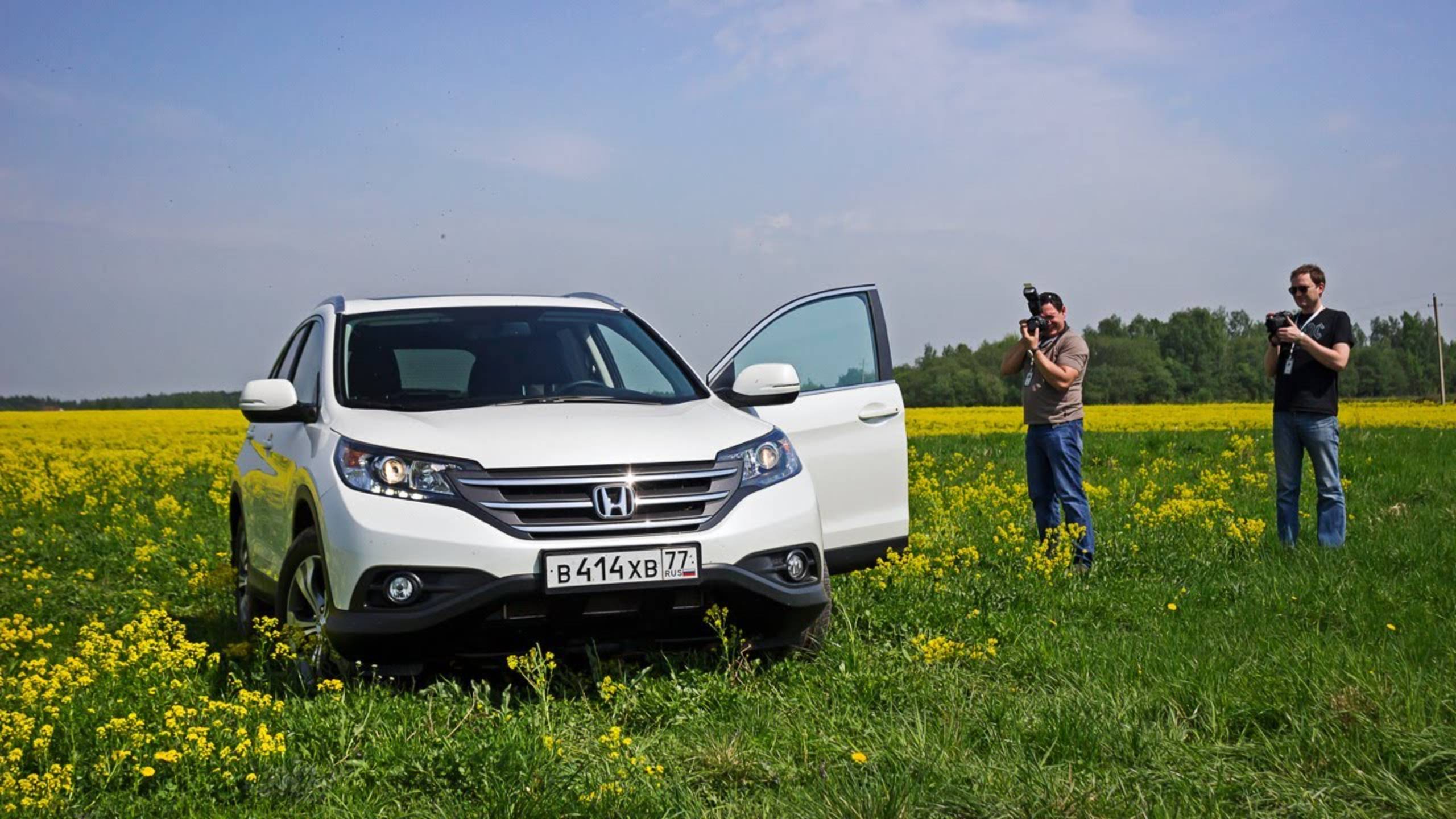 Honda CR-V 2.4 2013— За кадром