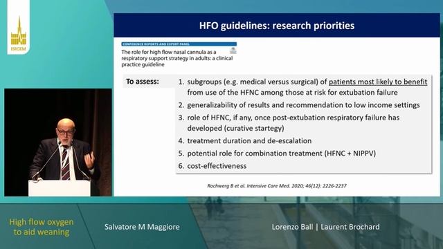 WEANING FROM MECHANICAL VENTILATION (ISICEM 2022)