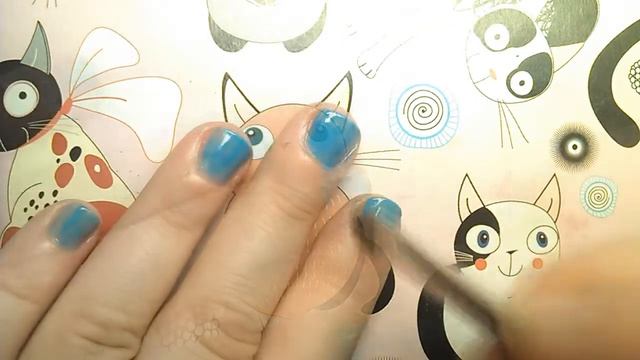 DIY easy nail art clouds summer 2016! Летний маникюр "Облака"2016!