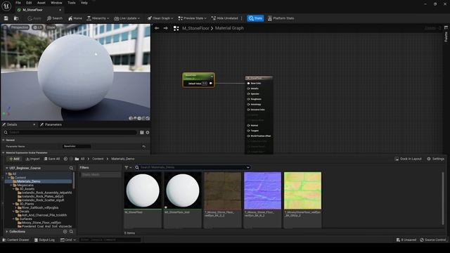 8 Parent Materials & Material Instances Demo
