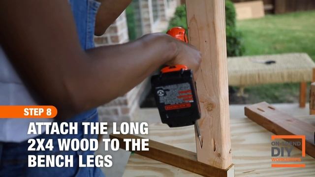 How to Make a Woven Bench with Simplicity for Designs | The Home Depot DIY On-Trend Workshops