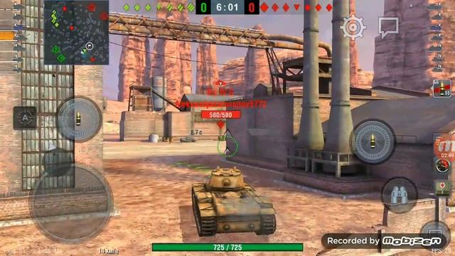 Игра world of tanks blitz на КВ 1
