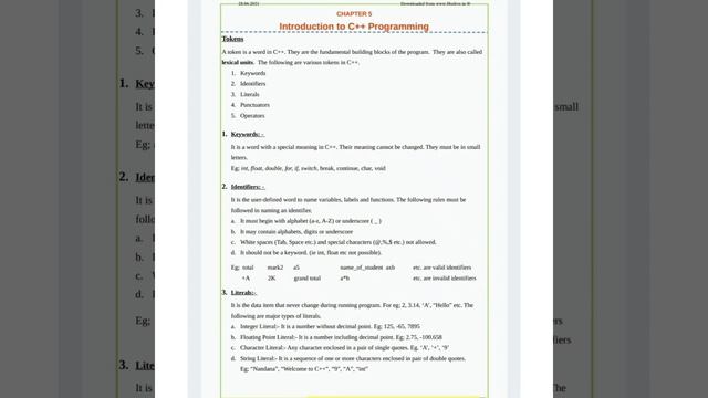 plus one focus area c++ programming important topic