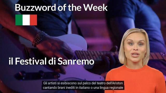 Cos’è il FESTIVAL DI SANREMO? - Italia Buzzword of the Week - 9/2/23