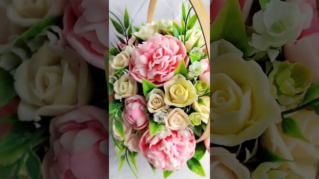 Букет пионов из настоящего мыла! Очень ароматный #мыльныепокупки #ручная_работа #мыльныебукеты