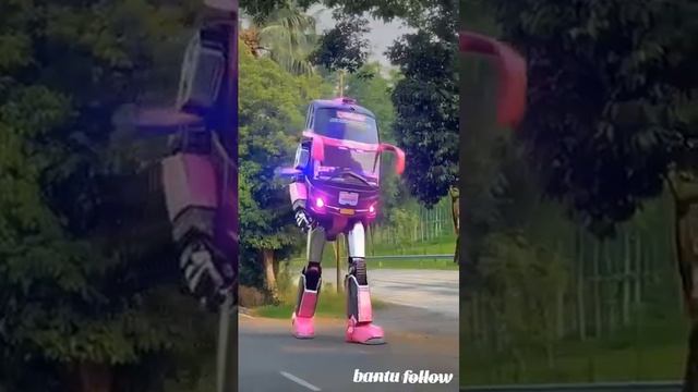 Robot bus viral #shortvideo #robot #shorts