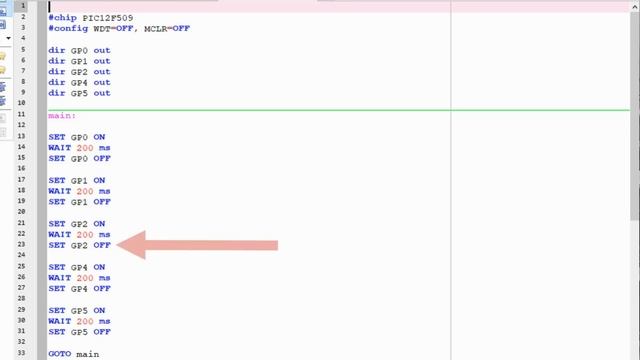 Как просто научиться программировать микроконтроллеры PIC и AVR  Бегущие огни за 8 минут!