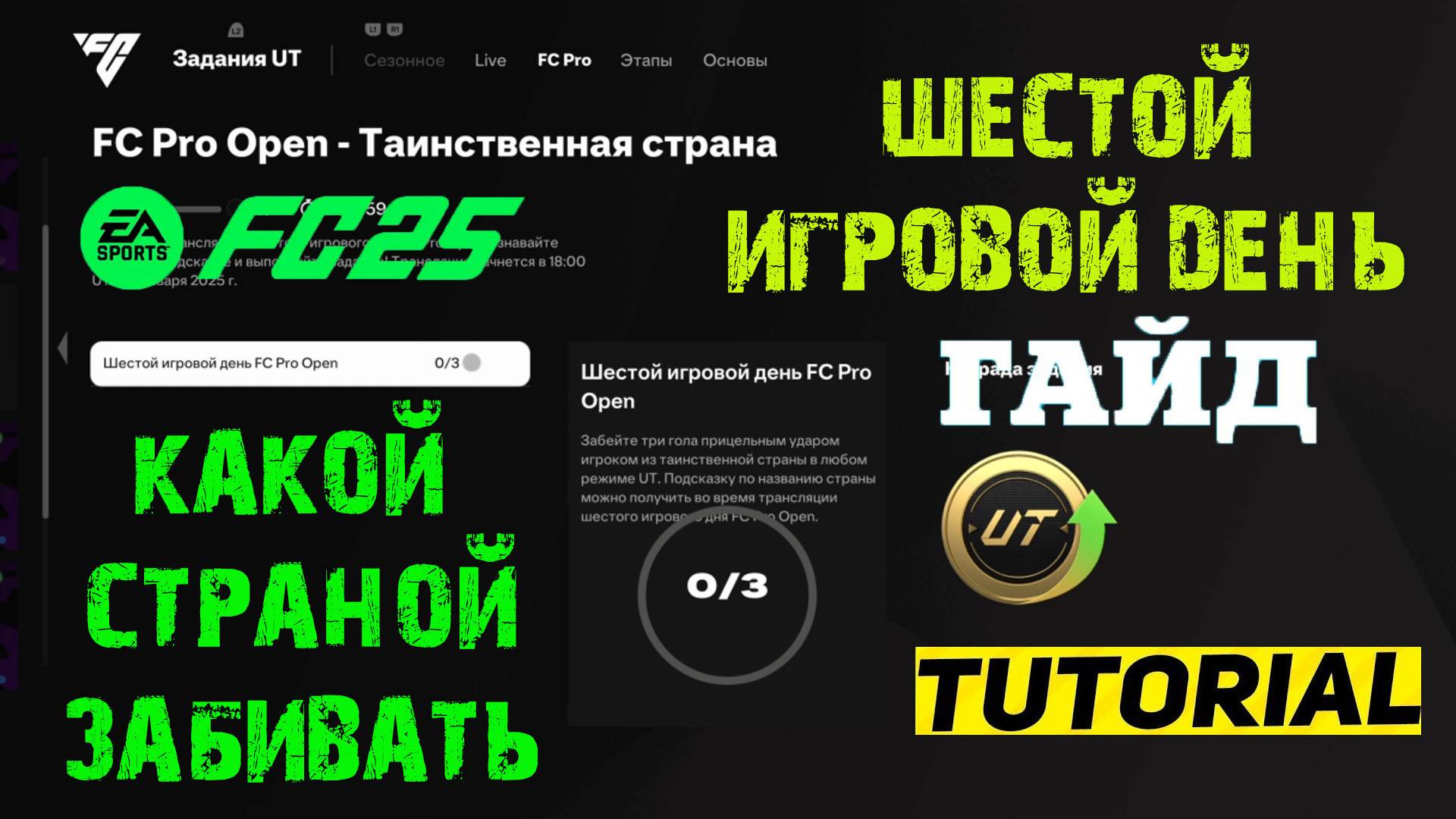 КАКОЙ СТРАНОЙ ЗАБИВАТЬ FC 25 ★ ТАИНСТВЕННАЯ СТРАНА FUT 25 ★ ШЕСТОЙ ИГРОВОЙ ДЕНЬ FC PRO OPEN