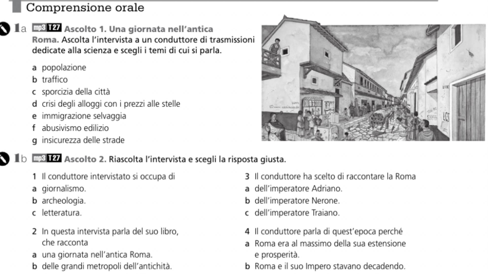 Nuovo  Contatto B2 - Unita 4 - L'antica Roma Traccia 27