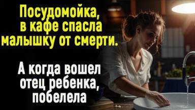 Посудомойка спасла от смерти маленькую посетительницу кафе. а когда вошел отец ребёнка