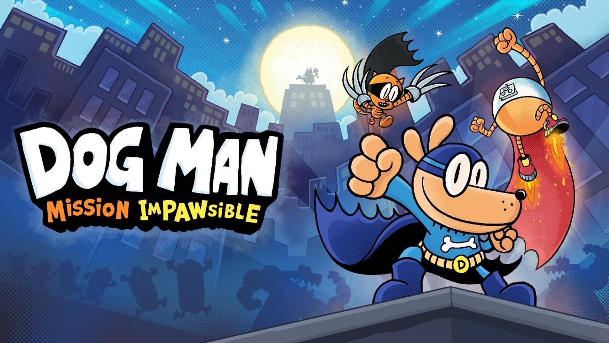 Dog Man: Mission Impawsible -  игра в жанрах адвенчуры, аркады - ПОЛНОЕ ПРОХОЖДЕНИЕ - ГЕЙМПЛЕЙ