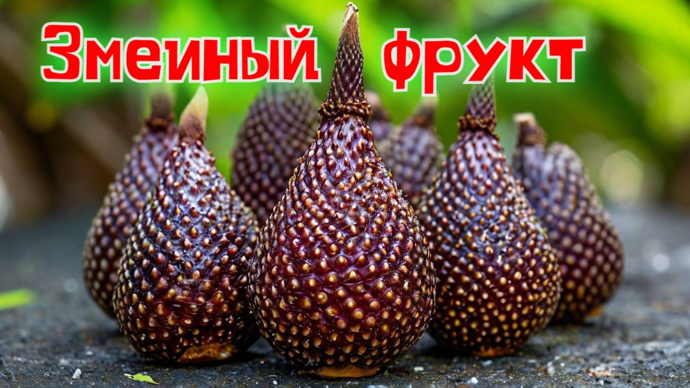 Змеиный фрукт (салак). Пробуем!
#мукбанг