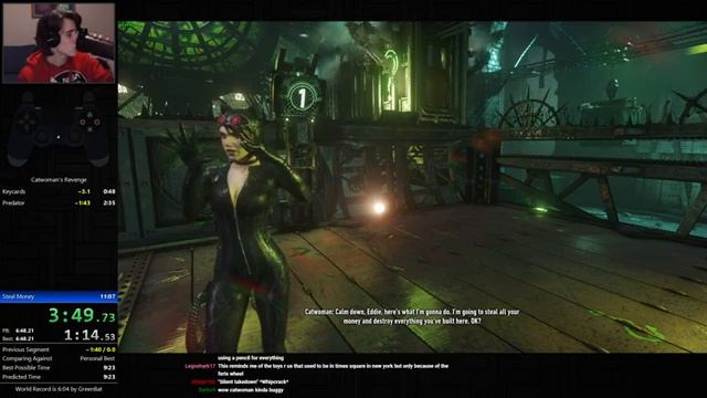 batman arkham knight catwoman speedrun 7:06