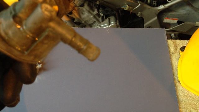 1996 Honda CBR 600 F3, old and new petcock valve comparison