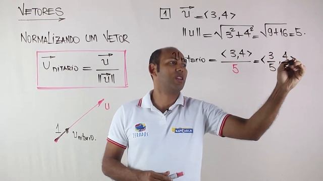 NORMALIZAÇÃO DE UM VETOR ✅ GEOMETRIA ANALÍTICA NO ESPAÇO