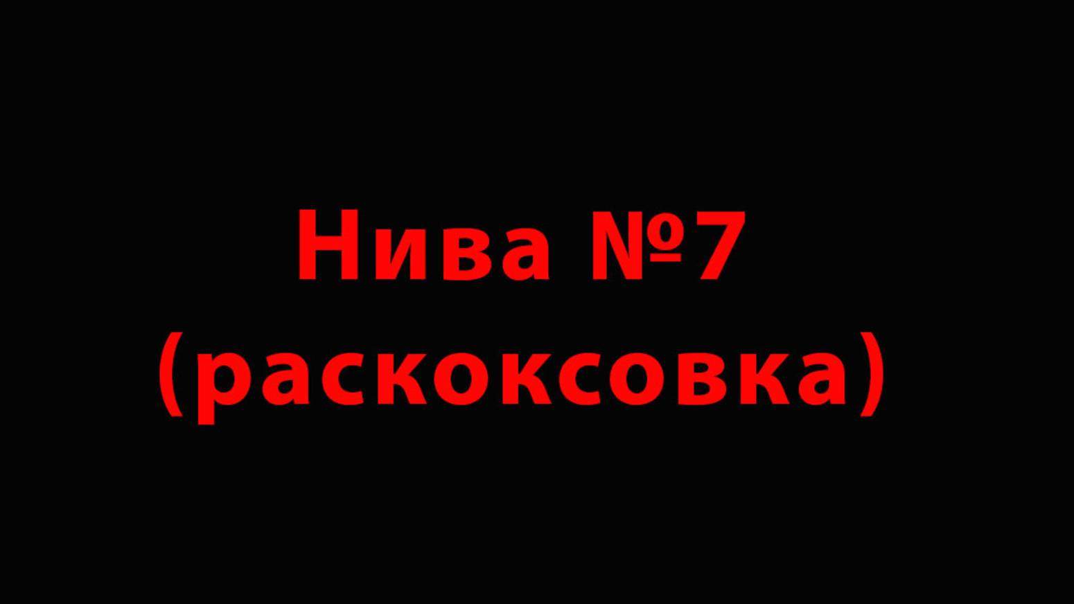 Нива №7 (Раскоксовка)