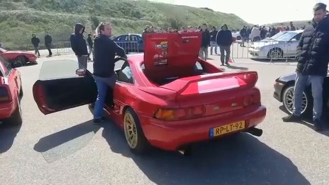 2GRFE Swap Mr2 Best Sounding Exhaust (Revv off😁) #shorts #youtubeshorts #mr2