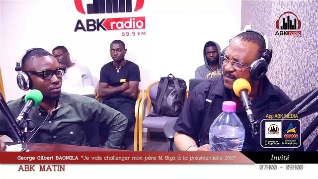 ABK RADIO MATIN / GEORGE GILBERT BAONGLA :Je vais challenger mon père BIYA aux présidentielles 2018