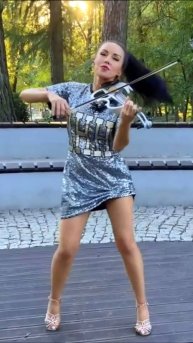 ItaloDisco (The Kolors) (1) #shorts Electric Violin Cover by Agnieszka Flis
