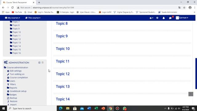 Cara cek dan mendaftar matakuliah di Elearning Unipa