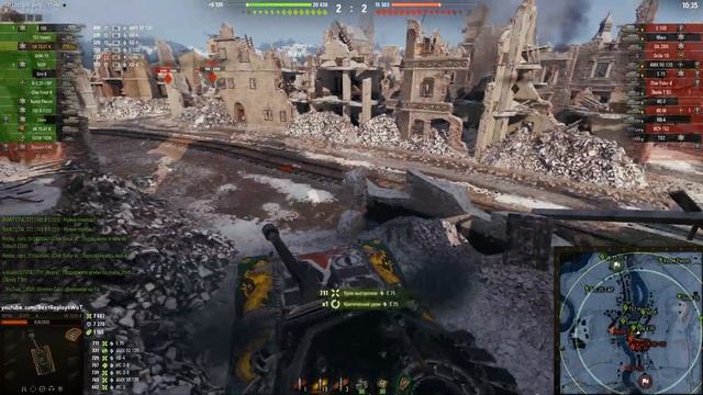 Мир танков. WOT. Бой на VK 72.01 (K) . Взял 5 фрагов и 13.4К урона