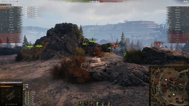 Мир танков. WOT. Бой на VK 45.02 (А). Взял 7 фрагов и 7.5К урона