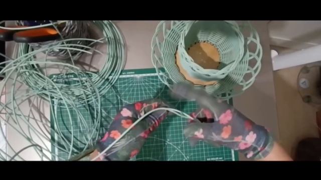 корзинка с двойным дном 1 часть