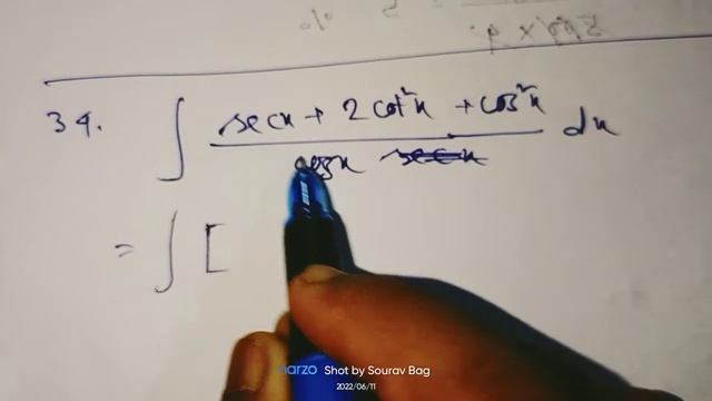 Class 12 Indefinite Integral , part 8 video , very short type question answer , no 32 to 36 solutio
