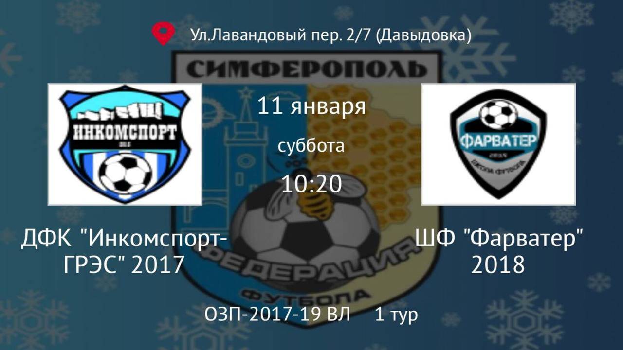 ДФК Инкомспорт ГРЭС Vs ШФ Фарватер